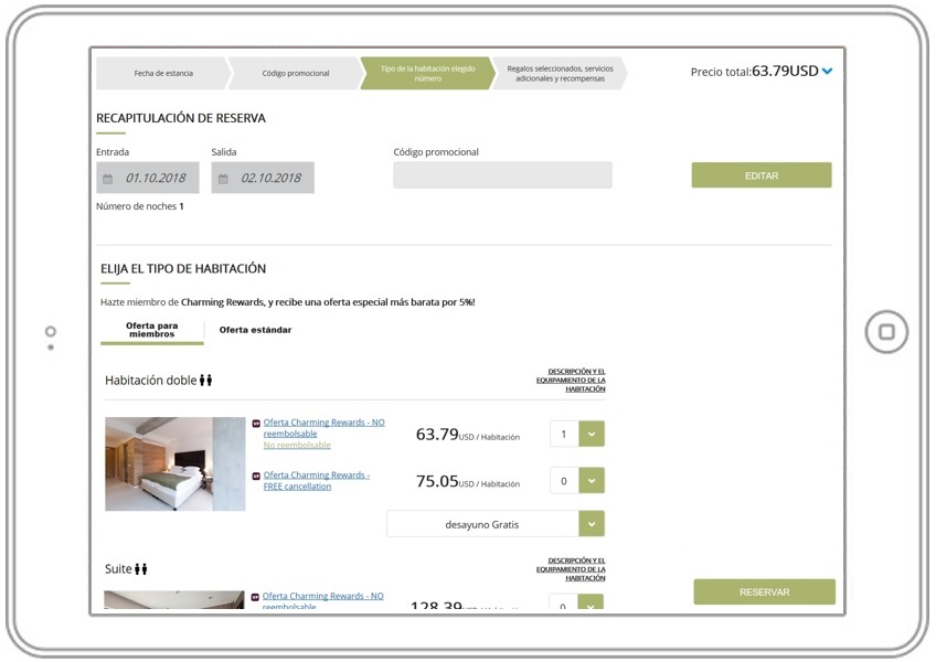 ResMaster - proces rezervace